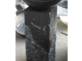 Shanxi Black Pedestal Sink