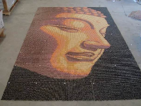 Buddha Art Glass Mosaic