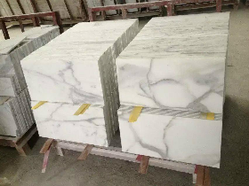 10mm thick calacatta marble floor tile