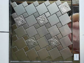 Metal Glass Mosaic Tiling 031
