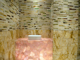 Pink Quartz Bathroom Vanity Top