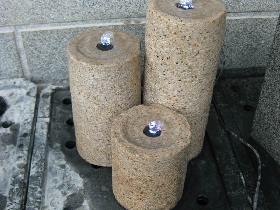 LED Granite Water Feature