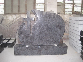 USA Granite Tombstone 029