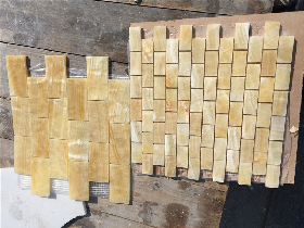 Honey Onyx Brick Mosaic