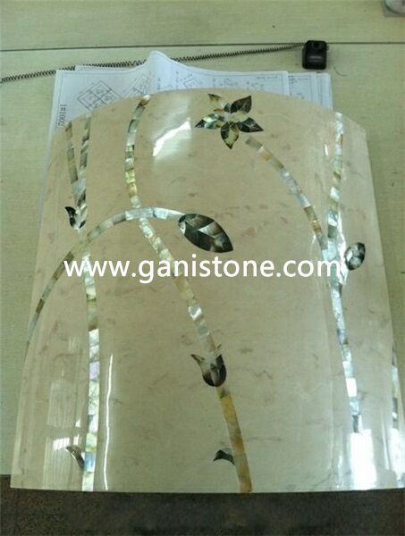 Marble Mixed Waterjet Shell Column