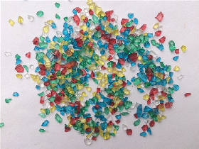 Mixed Colors Glass Chips