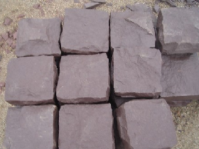 Purple Sandstone Natural Cobblestone