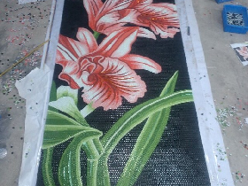 Handcut Art Glass Mosaic 005