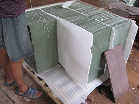 Green Sandstone Flooring Tiles