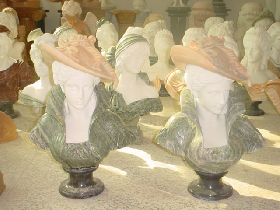 Combined Marble Busts