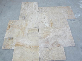 Yellow Limestone Flooring 001