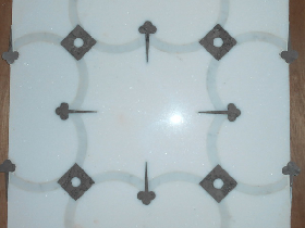 Waterjet Cut Marble Mosaic Tiles 004