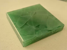 Green Artificial Jade Glass Stone Tiles