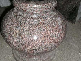 Granite Gravestone Vase