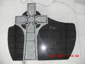 Celtic Cross Granite Headstone 002