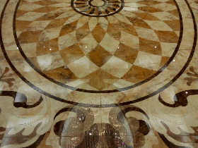 Marble Like Ceramic Medallion Waterjet