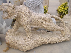 Stone Sculpture Leopard