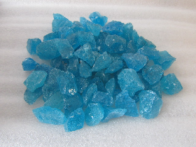 Turquoise Recycled Glass Chips