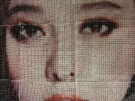 Fan Bingbing Celebrity Glass Mosaic Mural