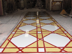 Repeat Design Waterjet Flooring Tiles
