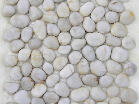 White Pebble Mesh Tile