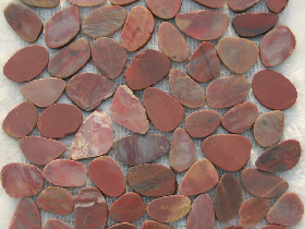 Sliced Pebble Tiles