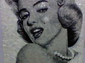 Marilyn Monroe Art Mosaic