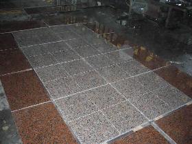 Granite Flooring Tiles with Decorative Trim