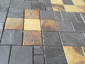 Slate Mosaic Easy Install Tile with Plastic Base