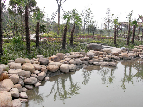 Natural River Pebble Landscaping