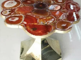 Nice Red Agate Table