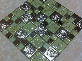 Metallic Mosaic Tiles 009
