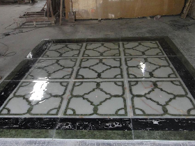 Entry Way Floor Tile Seamless Waterjet