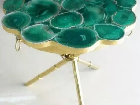 Green Agate Table
